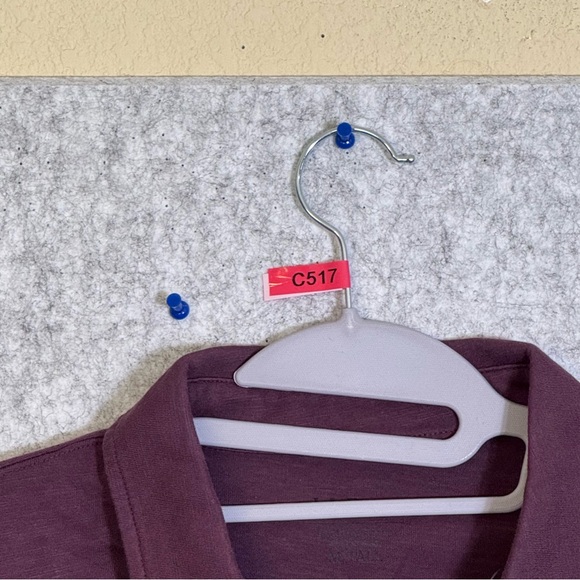 Men's Purple Long Sleeve Shirt - Picture 2 of 8